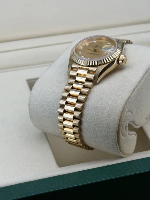 Rolex Ladies Datejust 69178 26mm Champagne Diamond Dial 1990